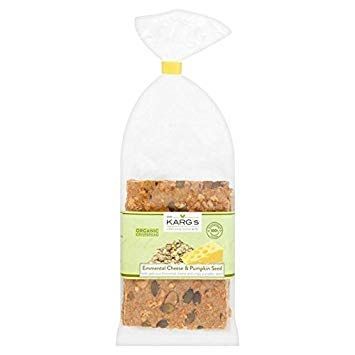 Dr Karg Organic Cheese & Pumpkin Crispbread 200g (Pack of 2)