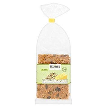 Dr Karg Organic Cheese & Pumpkin Crispbread 200g (Pack of 2)