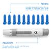 KetoBM Blood Ketone Meter Kit for Keto Diet Testing - Complete Test Kit with Monitor, Strips, Lancing Device & Lancets view 4