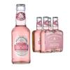 Fentimans Pink Rhubarb Tonic Water - Botanically Brewed Water - Infused with Sweet Rhubarb and Botanical Extracts - Low Calorie, Gluten Free and Vegan Friendly Soft Drinks - 4 x 200ml view 1