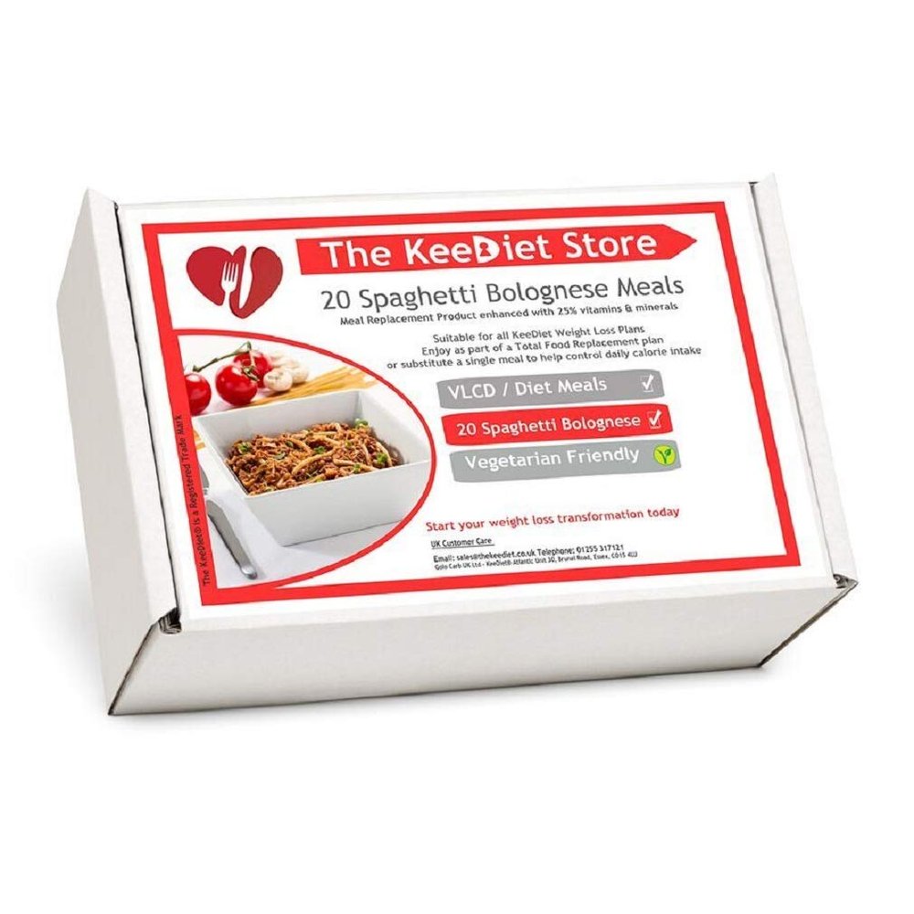 20 Spaghetti Bolognese Meal Replacements VLCD Diet Meals by KeeDiet