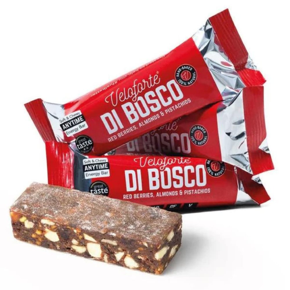 Veleforte Energy Bars (Box of 24) (Di Bosco (Red Berries, Almonds, Pistachios))