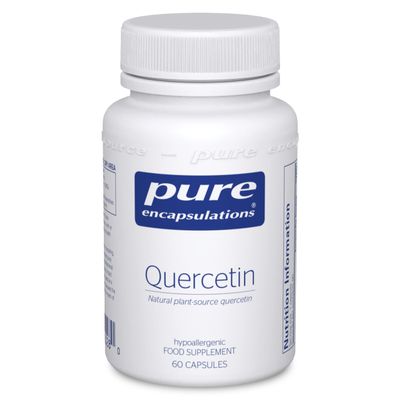 Pure Encapsulations Quercetin 250mg - Natural Plant-Source Pure Quercetin Supplement - Promotes Immune Support, Cardiometabolic Health and Overall Cellular Health - 60 Vegetarian Capsules