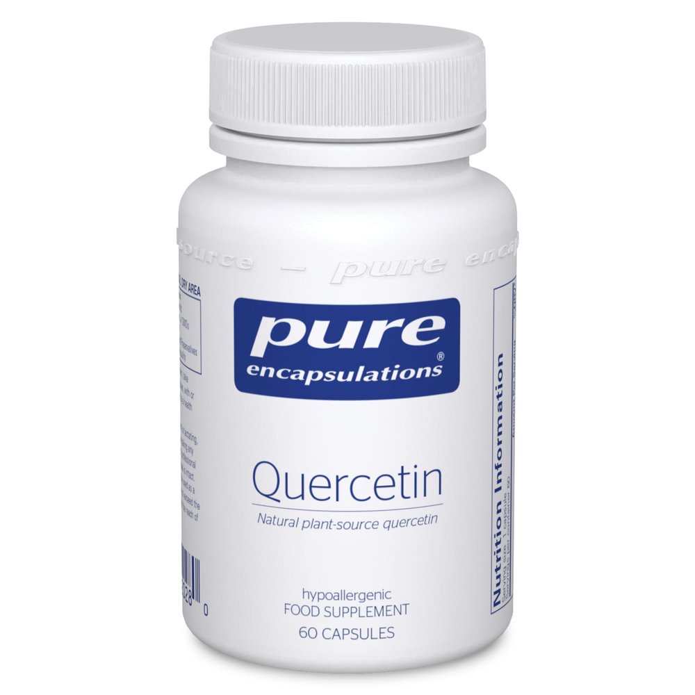Pure Encapsulations Quercetin 250mg - Natural Plant-Source Pure Quercetin Supplement - Promotes Immune Support, Cardiometabolic Health and Overall Cellular Health - 60 Vegetarian Capsules