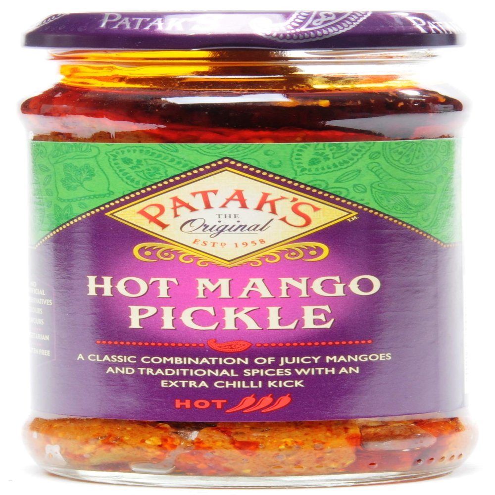Pataks Pickles and Chutney (Hot Mango Chutney 2 x 283g)