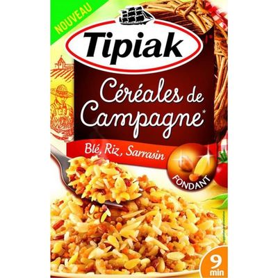 Tipiak Country Cereal Wheat Rice Buckwheat Melting 330g (Pack of
