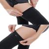 6 PCS Thigh High Compression Sleeves for Women and Men by Pedimend | Firm Support Graduated Varicose Veins Stockings, Travel, Casual-Formal Hosiery (Black) view 3