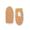 Kaps Natural Cork Heel Lift Support With Self-Adhesive Backing, Shock Absorbing Helps With Achilles Tendonitis Heel Spurs Heel Pain, Men / UK 7-12 / EUR 40-46, Beige view 3
