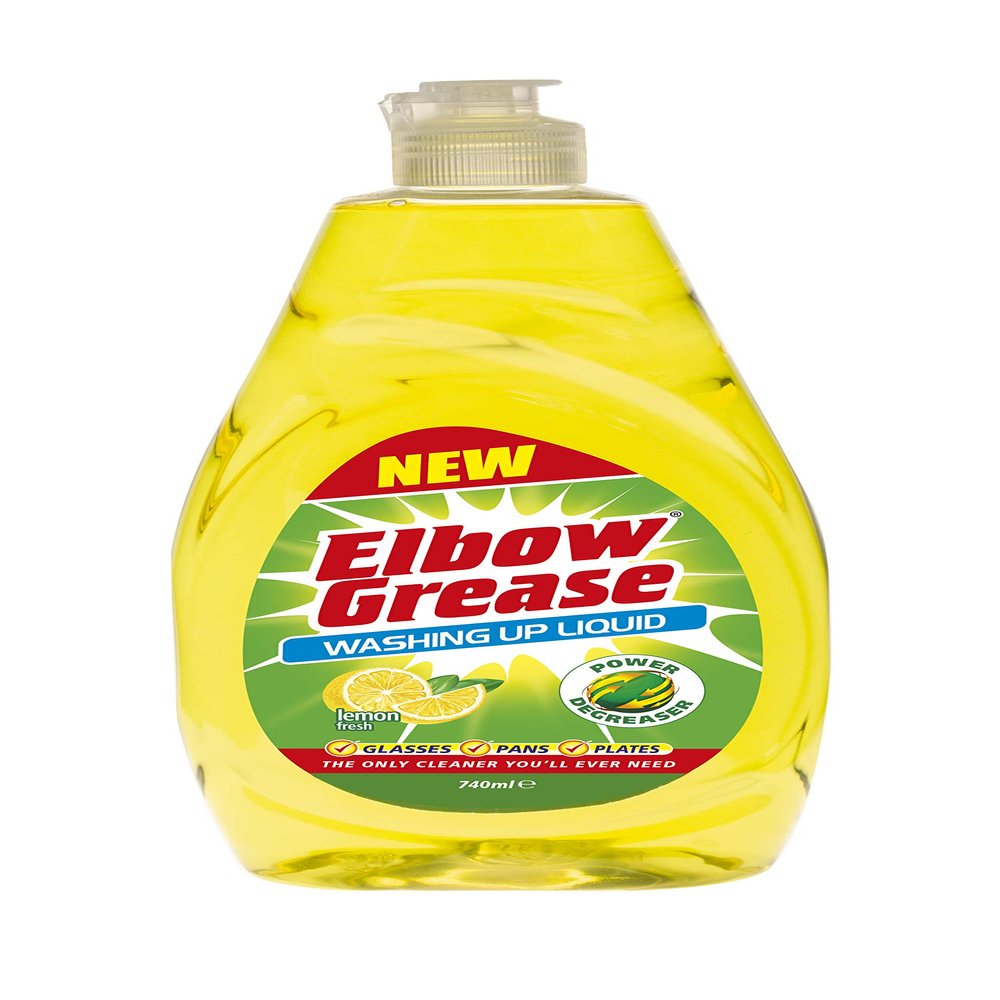 Elbow Grease Washing Up Liquid Lemon Fresh, 740 Ml