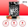 Warrior Mass Protein Powder 5.04kg Serious Mass Gainer High Calorie, Weight Gain Supplement 61g of Protein, 18 Servings, 1000+ Calories Shake, Supports Muscle Growth (Strawberry Crme, 5kg) view 2