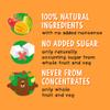 BEAR Mango & Carrot Pure Fruit & Veg Paws - Suitable for 2+ years - Healthy - 20g - 4 x 5 Packs (Pack of 20) view 3