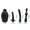 Careforyou Anal Douche Enema Bulb Vaginal Douche Enema Cleaner for Womens or Mans Health (Black-310ml 3 Nozzle) view 3