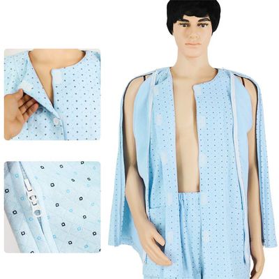 Patient Care Clothes for Fracture Postoperative Long Bedridden,inconvenient Wear and take Off Elderly,Easy to wear Off Nursing Suit,Coat,L