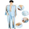 Patient Care Clothes for Fracture Postoperative Long Bedridden,inconvenient Wear and take Off Elderly,Easy to wear Off Nursing Suit,Coat,L view 4
