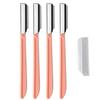 4 Pcs Eyebrow Razors Shaper Shavers, Face Razors for Women and Men, Facial Hair Removers Trimmer Shaving Grooming Dermaplanning Tool view 1
