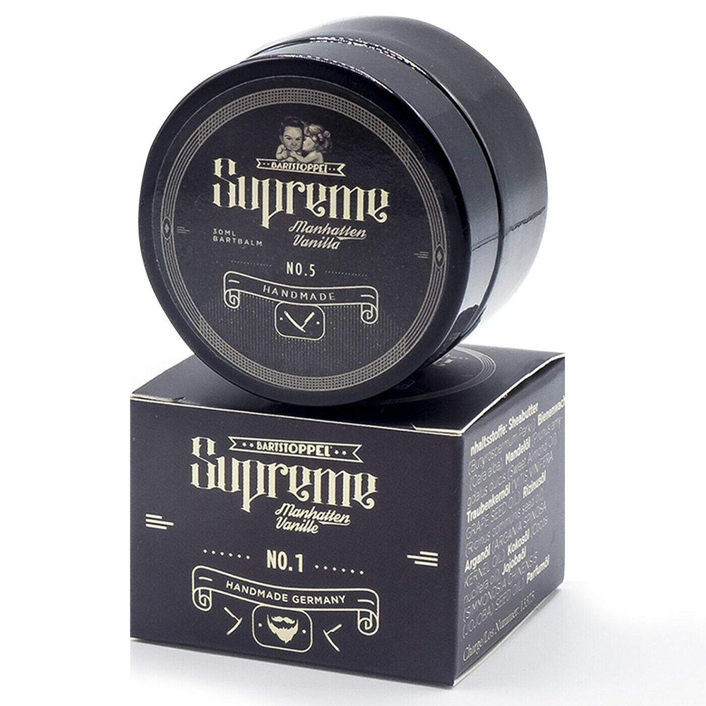 Beard Wax Vanilla Dream Scented | Hair Growth & Moisturiser | Bartstoppel Barber Company | Supreme Care for Men