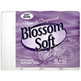 CleaningSupplies4U 121143 Blossom Soft Luxury Toilet Tissue (Pack of 24) Pack of 4