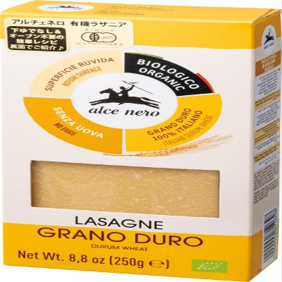 Pasta (Semolina) Lasagne BIO 250 g - ALCE NERO