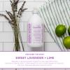 Sapadilla Dish Soap: 16 ounces (Sweet Lavender + Lime) view 3