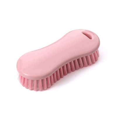 Bclaer72 Clothes Cleaning Brush,Scrubbing Brush,Laundry Clothes Shoes Scrub Brush,Portable Lightweight No Scratch HandsWashing Candy Color Hand Scrubbing Household(Pink)