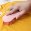 Bclaer72 Clothes Cleaning Brush,Scrubbing Brush,Laundry Clothes Shoes Scrub Brush,Portable Lightweight No Scratch HandsWashing Candy Color Hand Scrubbing Household(Pink) view 2