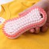 Bclaer72 Clothes Cleaning Brush,Scrubbing Brush,Laundry Clothes Shoes Scrub Brush,Portable Lightweight No Scratch HandsWashing Candy Color Hand Scrubbing Household(Pink) view 4