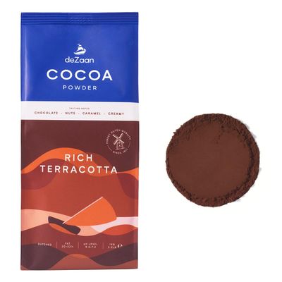deZaan Rich terracotta cocoa powder (20-22% fat) - 1kg