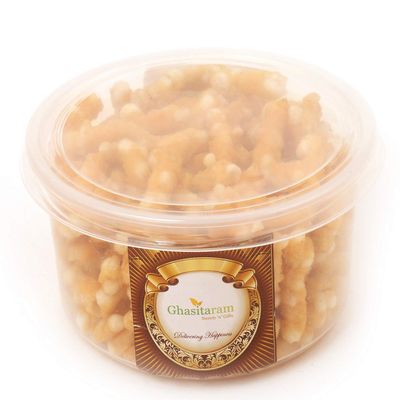 Ghasitaram Gifts Sabudana Papdi 200 GMS |Diwali,Holi,Rakhi,Valentine,Christmas,Birthday,Anniversary,Gift for Her,Him,Mothers Day,Fathers Day|