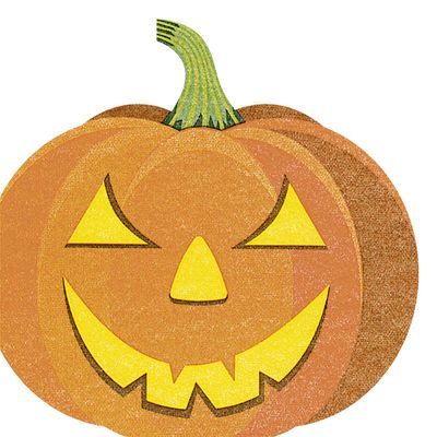 12 Napkins Pumpkin Halloween  Die-Cut Silhouette Airlaid 33 x 33 cm