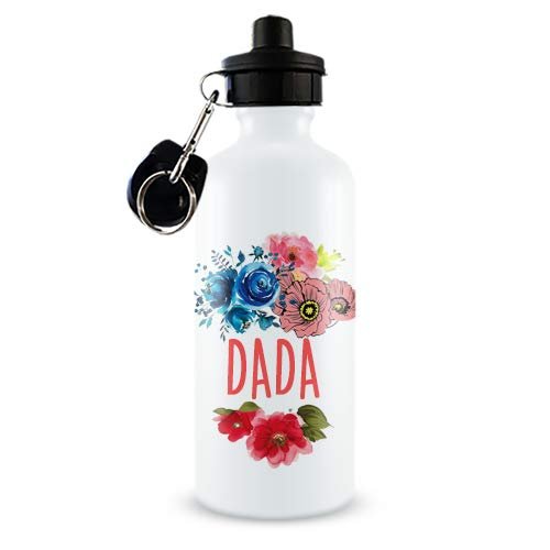 Fathers Day themed Floral Art Dada 500 ml Sports Water Bottle.