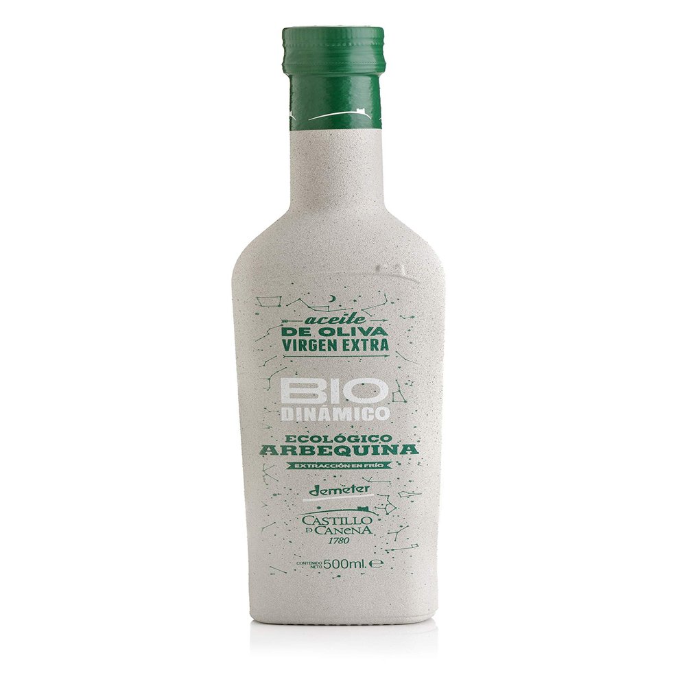 Castillo de Canena - Extra Virgin Olive Oil Biodynamic - Arbequina Variety - Certified Biodynamic Agriculture - Herbaceous Aromas and Mild Flavour - 500 ml Bottle
