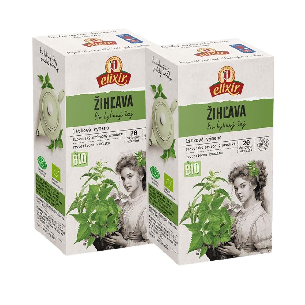 Agrokarpaty Nettle Herbal Tea (2 Packs, 40 Tea Bags, 80g)