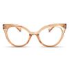 2SeeLife Oversized TR-90 Cat Eye Reading Glasses for Women  Narrow-Medium Fit, Durable and Sturdy Frame, Premium Readers, Champagne, +1.25