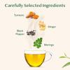 VAHDAM, Turmeric Moringa Tea Bags (100 Herbal Tea Bags) Caffeine Free, Non GMO, Gluten Free | 100% Pure Herbal Blend - Sweet & Earthy | Resealable Ziplock Pouch view 3