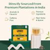 VAHDAM, Turmeric Moringa Tea Bags (100 Herbal Tea Bags) Caffeine Free, Non GMO, Gluten Free | 100% Pure Herbal Blend - Sweet & Earthy | Resealable Ziplock Pouch view 4
