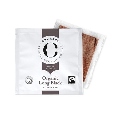 Cru Kafe Coffee Bags, Strong Big Bodied & Smoky-Sweet, 30 individual Bags