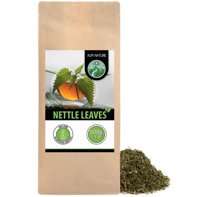 Alpi Nature Nettle Tea 500g 1.1 lb, Dried and Cut Nettle Leaves for Herbal Tea, Urtica dioica