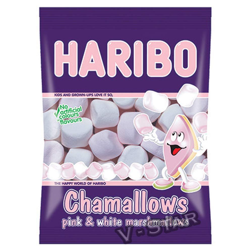 2 x Bags HARIBO Sweets Packs - Fresh Stock (CHAMALLOWS 140G)