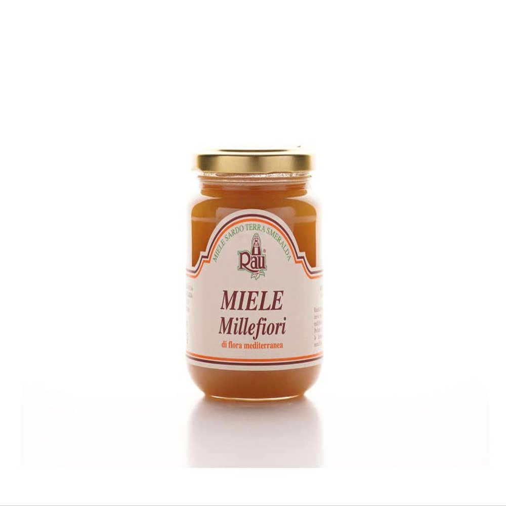 12 Pot x 250 gr - Wildflower Honey Made in Sardinia by The Great Beekeeper of Berchidda, Rau Dolciaria