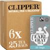 Clipper Organic Earl Grey Tea Bags | Natural, Unbleached, Plant-Based Biodegradable & Non GM Black Tea | Eco Conscious & Fair Trade Tea Bags | Individually Wrapped with String & Tag (150 Teabags) view 1