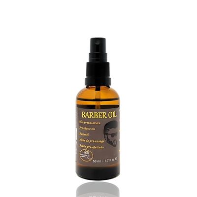 Shaving Oil - Blend of 100% natural oils that work in synergy and moisturise the facial skin to prepare it for shaving.