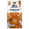 Quaker Porridge to Go Cinnamon Breakfast Bars 2 Pack 110g view 1