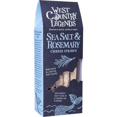 West Country Legends Cheese Straws 100g (Sea Salt & Rosemary)