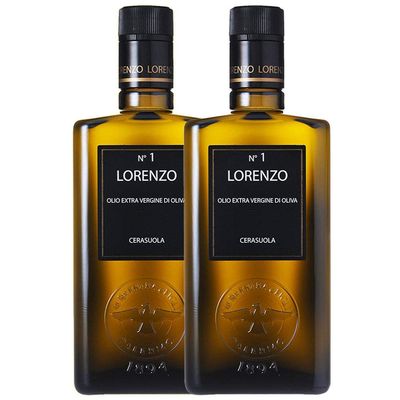 Manfredi Barbera - Collection Lorenzo - Extra Virgin Olive Oil - Made in Italy (Lorenzo N1, 2 Pack / Piece)