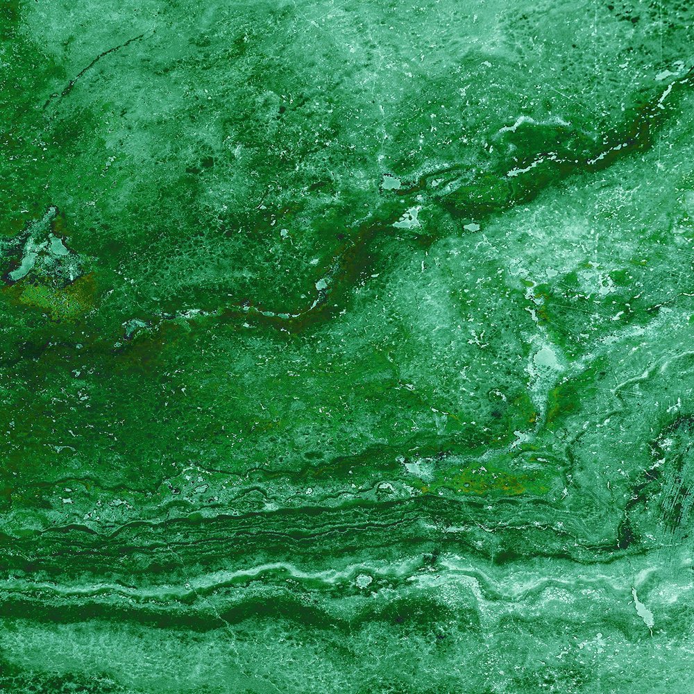 1 x A4 Printed Sheet of Emerald Green Marble Design Decor Icing Sheet Wallpaper Edible Cake Topper Decorated Sheet - Perfect for larger cakes