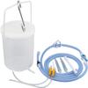 TopQuaFocus 2L Plastic Enema Bucket Kit, Clear Reusable Colon Cleanse, Leak-Proof Home Coffee Enema Kit for Men Women Colon Cleaning BPA Free, 6PCS Enemas Tips view 1