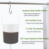 TopQuaFocus 2L Plastic Enema Bucket Kit, Clear Reusable Colon Cleanse, Leak-Proof Home Coffee Enema Kit for Men Women Colon Cleaning BPA Free, 6PCS Enemas Tips view 4