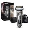 Braun Series 9 Electric Shaver 5, Electric Razor for Men With Clean & Charge Station & Leather Case, Gifts For Him, 2 Pin Bathroom Plug, 9385cc, Graphite Razor view 1