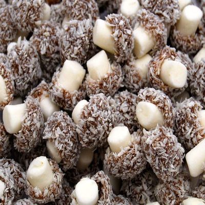 Coconut Mushrooms Retro Sweet Shop Gift Jar by The Gourmet Sweet Company