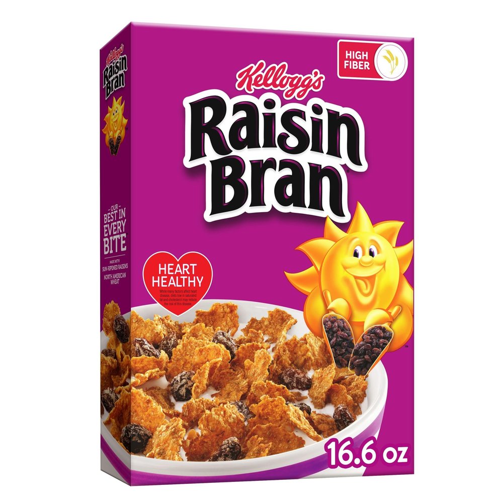 Kellogg's Raisin Bran Breakfast Cereal 470g